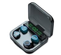 Koolenry M22 Couple Wireless Headphones Touch Digital Display Bluetooth Headphones Dual Earbuds Noise Cancelling Headphones