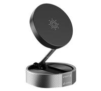 Koolenry Magnetic Vacuum Car Mount Mobile Phone Holder Foldable Double-Sided Suction Cup 360° Rotation Smartphone Stand Sliver