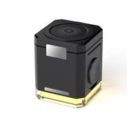 Koolenry Magnetic Wrieless Charging Station Foldable Charging Dock Station with Night Lights Black