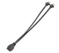 Koolenry Mainboard Usb3.0 Panel Cable Extension Cable Front 19 Pin to Dual Port A Female Data Cable