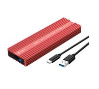 Koolenry Metal Case M. 2 SSD Enclosure USB 3.2 Type-C with Heat Dissipation Supports/NVMe Dual Protocol Hard Disk Box C