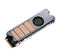 Koolenry Metal PWM Cooling Fan SSD Radiator for M. 2 Hard Disk Heat Sink Thermal Pad Fan Fan Temperature Control