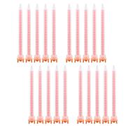 Koolenry MFHX08-18T Static Epoxy Mixing Nozzle 20pcs Adhesive Cartridges Tip Mixer Nozzles 4:1/10:1 Ratio