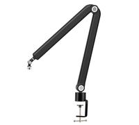 Koolenry Microphone Boom Arm,360°Rotatable Mic Stand,Microphone Holder with 3/8in 5/8in Adapters,Microphone Arm with Accessories