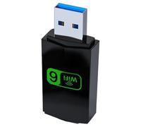 Koolenry Mini 1800Mbps Wireless Network Card WiFi6 USB Adapter 5Ghz Wi-Fi Dongle Wireless Receiver for PC