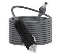 Koolenry Mini DC Power Cable CigaretteLighter Adapter 12V-24V Car Charger 10 FT Car CigaretteLighter Cable Male Plug to DC