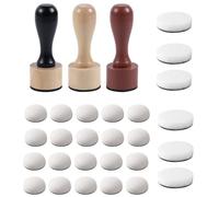 Koolenry Mini Ink Blending Tools Interchanged Round Foams Refills for DIY Scrapbooking Inks Paint PaperCraft Card Making