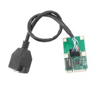 Koolenry MINI PCI-E Gigabit Ethernet Network Adapter 1000Mbps RJ45 LAN Network Card for Servers Straight PIN