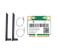 Koolenry Mini-Pcie BE200 WIFI7 8774M Tri Band 2.4G/5G/6Ghz Wireless Network Wifi Card Adapter WiFi 7 Adapter for Win10/11