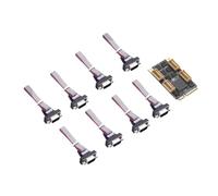 Koolenry Mini PCIE Express 8 Serial Ports Controller Card Mini PCIe DB9 RS232 Adapter Mini PCI-E COM Card 15 KV ESD Protection