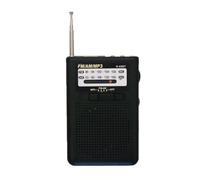 Koolenry Mini Pocket Radio with Display Speaker 88-108MHz Support TF Card Headphone Jack Mini Pocket Radio A