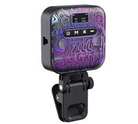 Koolenry Mini Portable RGB Fill Light Selfie, Magnetic Mobile Phone Lighting 2500-9000k Full Color Adjustable for Photography Black