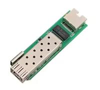 Koolenry Mini RPOE 1.25G Media Converter SFP Transceiver Module 5V DC Type-C Input 1 RJ45 Ethernet Port 1 SFP Slot Fiber Switch Without Casing