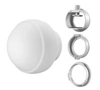 Koolenry ML-CD15 Universal Camera Flash Speedlite Kit - Diffuser Dome Softbox with Adapter Ring to Enhance Lighting