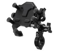 Koolenry Mobile Phone Holders Shock-Absorbing 360° Rotary Adjustable forMotorcycle Pedal Electric Vehicle Universal Navigation Bracket Black