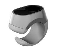 Koolenry Mobile Remote Control Ring Wireless Bluetooth-Enabled Supports BT Mouse/Keypad for Smartphone/PC Sliver
