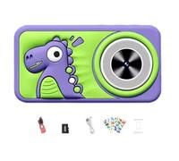 Koolenry MP3 Video Camera 1080P HD for Toddler 2.4" Screen Autofocus Cute Cartoon Selfie Camera for Xmas Birthday Gifts Violet