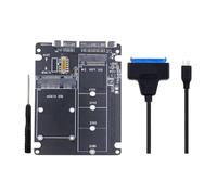 Koolenry MSATA to USB Adapter MSATA Enclosure M.2 NGFF MSATA SSD to 3.0 Adapter Riser Board M.2 Box Cable