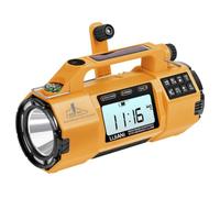 Koolenry Multi-Function Emergency Radio Large Flashlight, Large Speaker, Hand-Crank Generator with AM/FM/SW/Bands