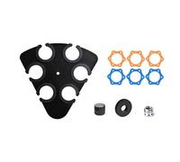 Koolenry Multi Microphone Holder Multi Microphone Tray Multi Mic Holder Shock Mount Microphone Clip -6P