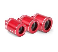 Koolenry Multi-Sized Metal Copper Pipe Cleaner for Drills: 1/2", 3/4", & 1" - 3 Brushes Each in 3-Piece Set