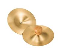Koolenry Musical Instrument 2PCS Professional Copper Finger Cymbals 3.5" Mini Percussion for Belly Dance, Live Performance