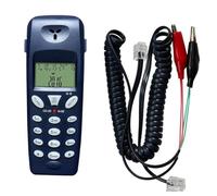 Koolenry Network Cable Set Test Device Check Corded Telephon Butt Test Tester Tool for Telephone Line Fault