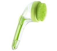 Koolenry New 2 in 1 for Dog Bath Brush with Built-in Shampoo Dispenser, Brush Bubble Machine for Pet Bath B
