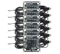 Koolenry New 6Pcs 100 Degree Camera Module 1MP OV9732 1280x720 USB Free Driver Manual Focus,with 3 Meter Cable for WinXP/7/8/10