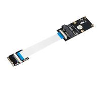 Koolenry NGFF M.2 Key A+E to Mini PCI-E Connector Wireless Adapter Card + Flexible FPC Cable for Wifi BT Bluetooth Module