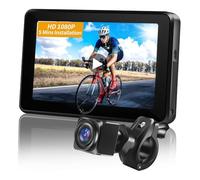 Koolenry Night Vision Bike Recorder Camera 1080P Portable 4.3 Inch Monitor Bicycle Rear View for Mountain, Road E-Bike