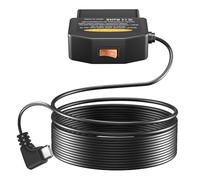 Koolenry OBD2 OBD Power Cable for Dash Camera, OBD to Type-C USB OBDII Adapter Hardwire Charger Cable, 12-36V to 5V/3A