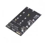 Koolenry Oculink Adapter SFF-8611 SFF-8612 to Dual M. 2 NVME NGFF M-Key PCIe SSD 2280 22110mm for Mainboard