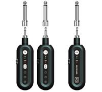 Koolenry One to Two Electric Guitar Transceiver Wind Instrument 2.4G Wireless Audio System Adjustable Plug and Play