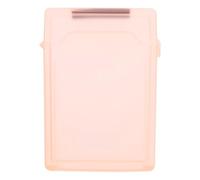 Koolenry Orange HDD SSD Protective Case, Portable Plastic Shield for 2.5in Hard Drives, Moisture and Dust