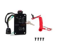 Koolenry Outboard Single Control Key Panel DC12V Engine Switch Panel 704-82570-12-00 704-82570-08 for Yamah