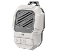 Koolenry Outdoor Sports Wireless Bluetooth Mini Speaker Back Clip Portable Wear Small Waterproof Speaker White