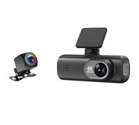 Koolenry Parking Monitor 1080P 4K WiFi Dash Cam Mini CAR DVR Front and Rear Dual Lens with Black Box Room Night Vision CAR Camera