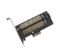Koolenry PCI Express M. 2 Adapter Card with Dual Protocol for M. 2 NVMe and NGFF SSD, MKey BKey