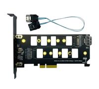 Koolenry PCIE 4.0 to M.2 SSD Adapter Card PCIE to M.2 SSD Adapter Card NVME 64Gbps + 6GbPS