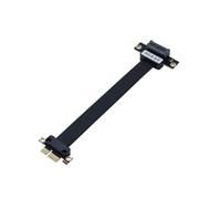 Koolenry PCIE X1 Extender Riser Card 20cm PCI Express 4.0 X1 to X1 Extension Ribbon Cable 16Gbps PCIE 1X Riser Card for Computers A