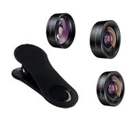 Koolenry Phone Camera Lens 198 Fisheye Lens 120 Super Wide Angle Lens 20x Macro Lens for Most Smartphones