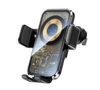 Koolenry Phone Holder Wireless Car Charger Mount Universal Auto-Clamping Fast Charging Dashboard Air Vent Mount for Smartphones