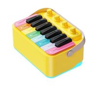 Koolenry Piano Guitar Amplifier Electronic Drum Bluetooth Speaker Wireless Speakers with LED RGB Light Gift Yellow