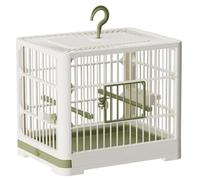 Koolenry Portable Birdcage 1pc Parrot Villa Cage Large Space for Breathability Outdoor Bird Walking Artifact with Feeder B