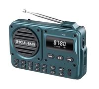 Koolenry Portable Digital Radio FM Receiver with LED Display, Supports U Disk/TF Card, MP3 Playback with LED Display U Disk TF Card MP3 Play Loudspeaker B