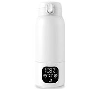 Koolenry Portable Milk Warmer 17oz Baby Bottle Warmer with 11000mAh Long Battery Fast Heating Formula Container to Go for Travel