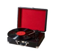 Koolenry Portable USB Bluetooth Speaker Vinyl Phonograph Retro Classic Record Player with PC Recorder A