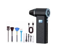 Koolenry Powerful Turbo Blower Fan High-Speed 130000 RPM 4 Adjustable Speed Air Duster Kit for Car Computer Keyboard Lens C