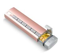 Koolenry Premium Aluminum Alloy 7-Day Pill Organizer Portable Medication Storage Holder Tablet Vitamins Box Daily Travel